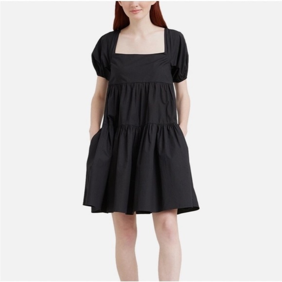Modern Citizen Dresses & Skirts - Modern Citizen Andra Black Tiered Mini Dress Size M